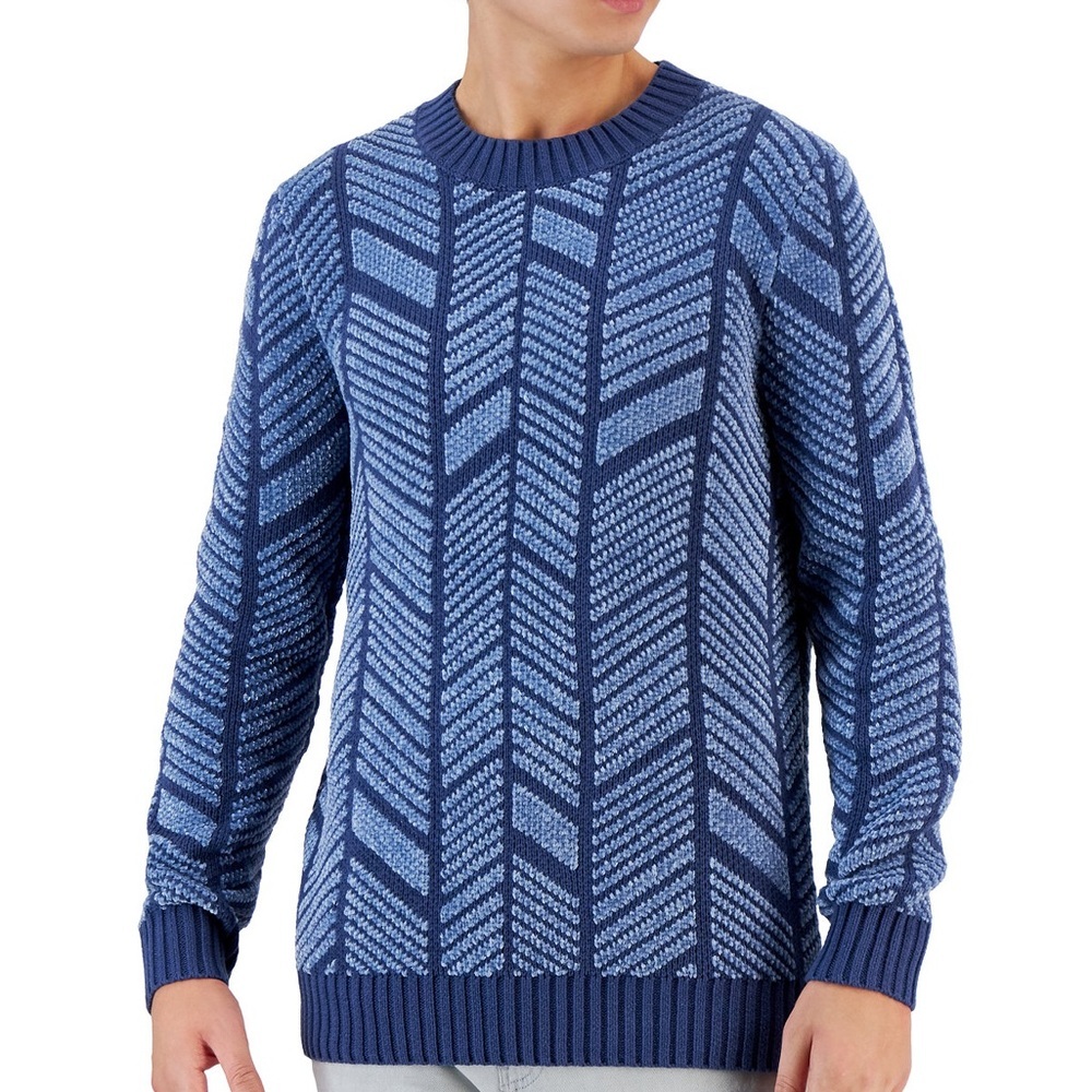 Men’s gray and blue alfani sweater